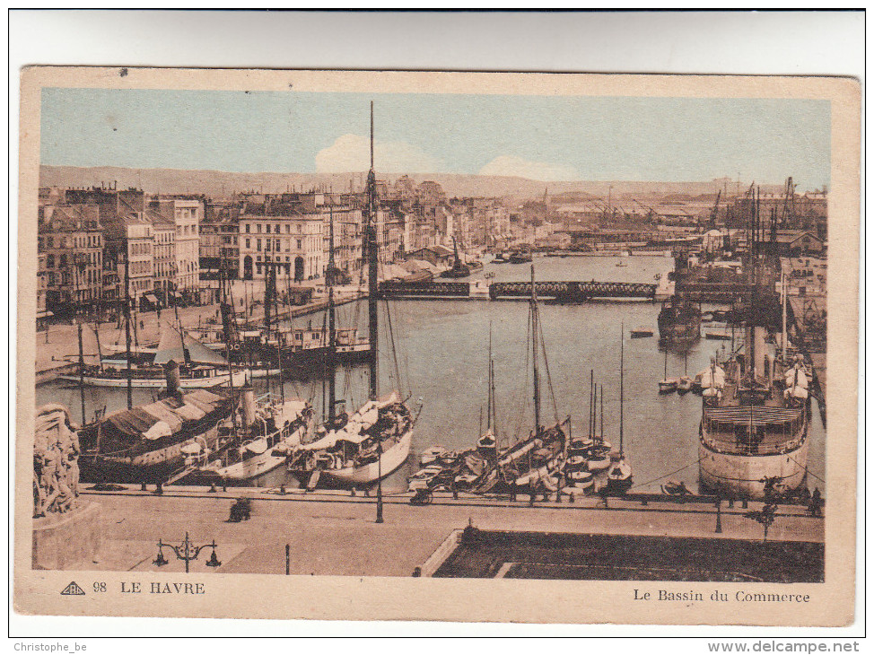 CPA Le Havre, Le Bassin Du Commerce (pk13265) - Gare