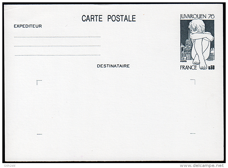 B-004D- Carte Postale Marianne Expo Philatélique Juvarouen, N° 1876-CP1 - Standard Postcards & Stamped On Demand (before 1995)