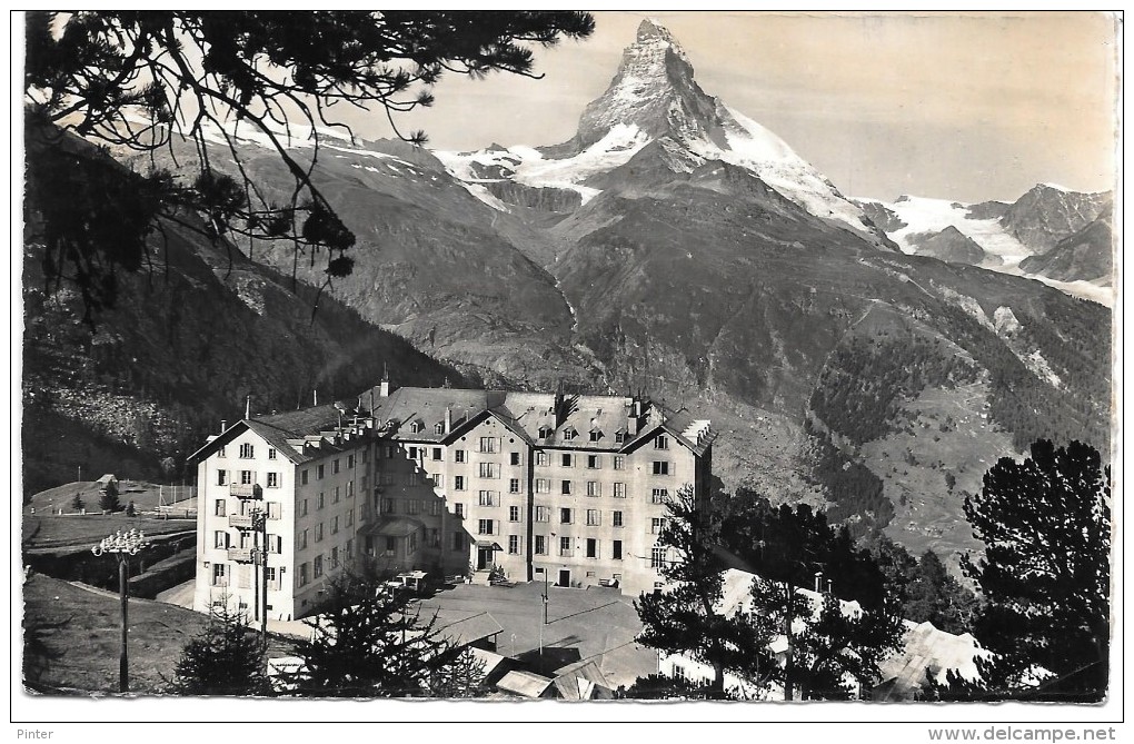 SUISSE - ZERMATT - Hotel Riffelalp - Matt