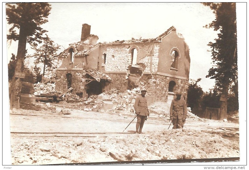 Vue Des Ruines De L'Eglise De MARQUISE - Champagne 1917 - Marquise