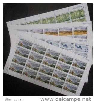 China 1998-13 Shennongjia Stamps Sheets Mountain Canyon Grass Mount Geology Falls Waterfall Bird Monkey Deer - Blocks & Sheetlets