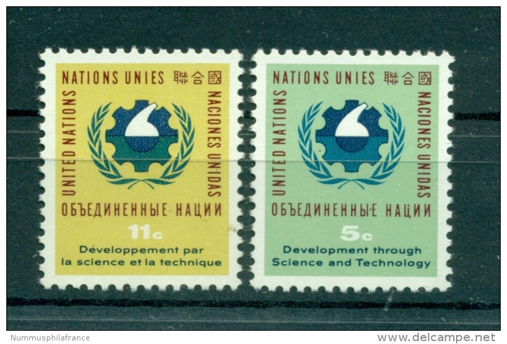 Nations Unies New York 1963 - Michel N. 124/25 -  UNCSAT - Neufs