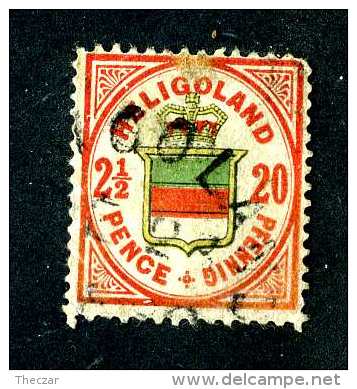 4713A  Heligoland 1870  Michel #18f  Used  Offers Welcome! - Héligoland