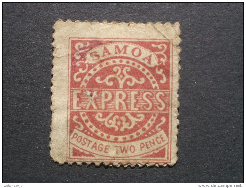 SAMOA  Poste Locale  ( O )   De  1877   "   2 P  Dentelé 12 - Non émis      "     N°            1 Val . - Samoa