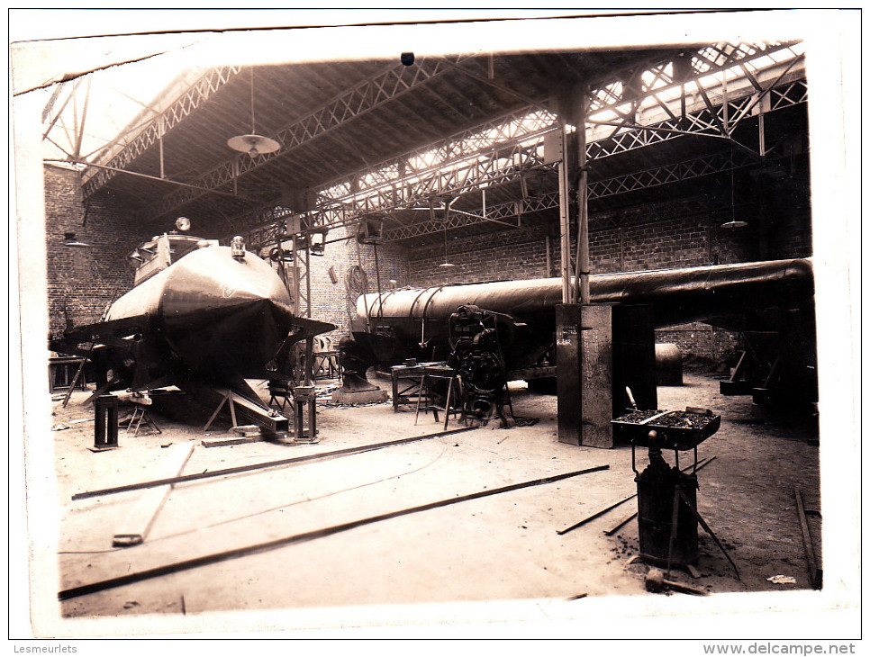 Tres Rare Photo Henri  Mauel Paris Traversée De L'Atlantique  En Oceano-glisseur Construit Par Remy Attelier Constructio - Bateaux