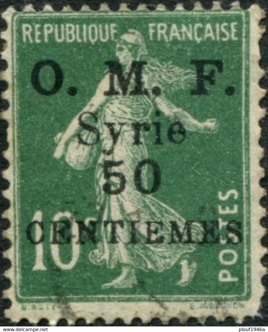 Pays : 456 (Syrie : Occupation Française)  Yvert Et Tellier N° :   86 (o) - Oblitérés