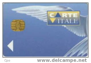 # Carte A Puce Salon Carte Vitale - Aile D Oiseau   - Tres Bon Etat - - Cartes De Salon Et Démonstration