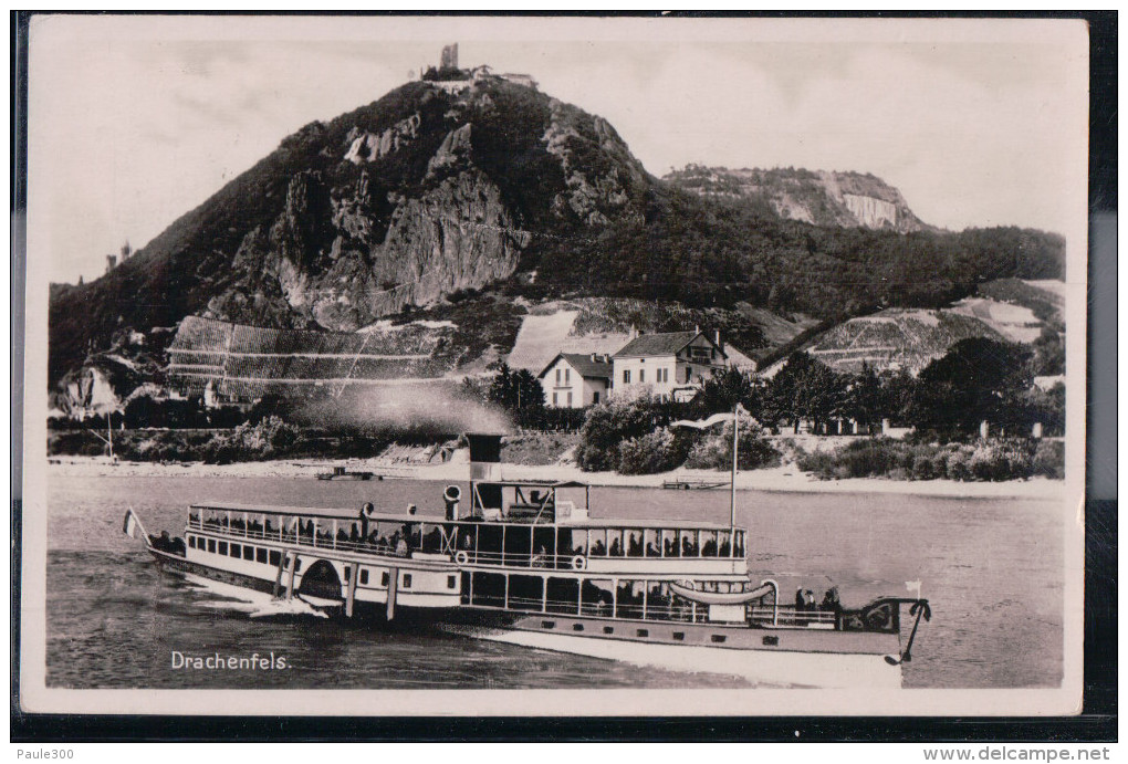 Drachenfels Mit Rheindampfer - Drachenfels