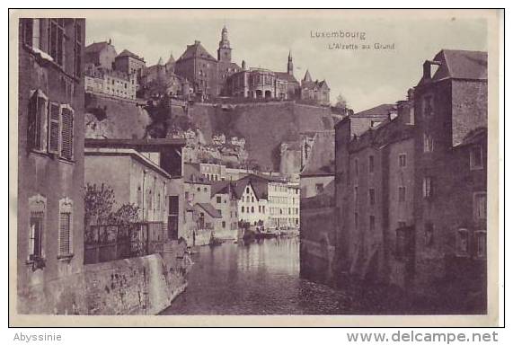 LUXEMBOURG - L´alzette Au Grund - C. Crieser, Kunstverlag - D11 80 - Esch-Alzette