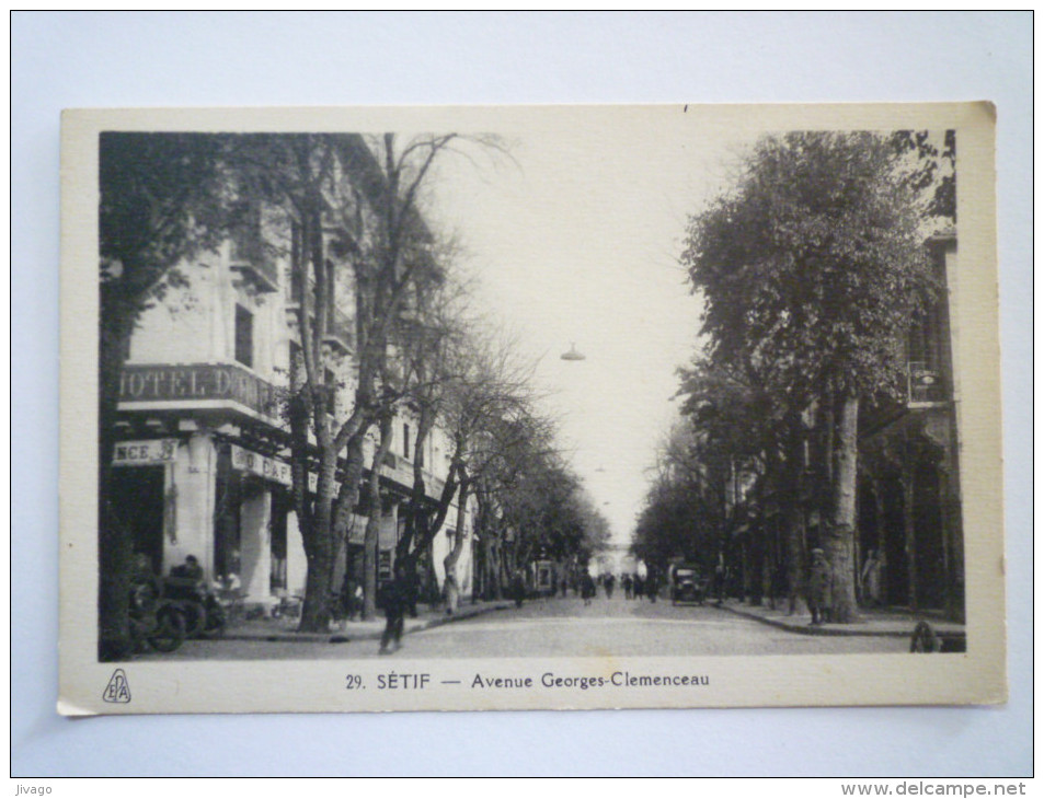 SETIF  :  Avenue Georges Clémenceau - Sétif