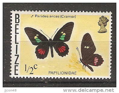 Belize  1974  Butterflies  1/2c  (*) MH - Belize (1973-...)