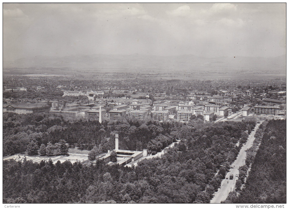 BULGARIE,SOFIA EN 1960,mont Vitocha,centre Universitaire,usine Chimique Et Métallurgique,rare - Bulgarien