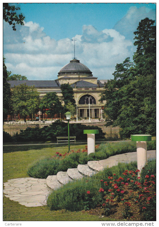 Allemagne,GERMANY,deutsch Land,HESSE,WIESBADEN,parc ,escalier,lampadaire - Wiesbaden