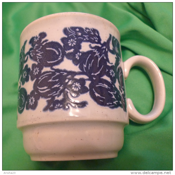 Blue & White Coffee Mug Tea Cup - Made In England - Zonder Classificatie