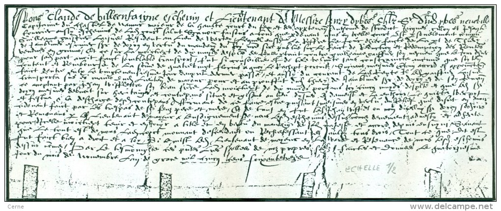 Belgique - Précurseur En Peau De Namur V/ Gembloux Du 14/11/1573, Superbe, See Scan - 1598-1621 (Independent Netherlands)