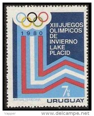 Olympic Games 1979 Uruguay MNH Stamp Lake Placid Olympic - Hiver 1980: Lake Placid