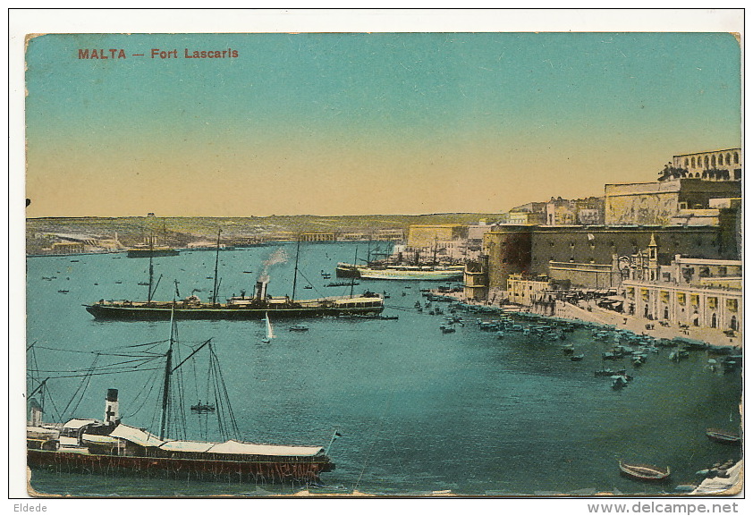 Malta Fort Lascaris P. Used 2 Stamps Veletta - Malta