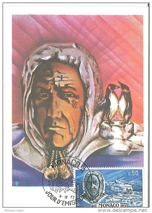 CM Monaco - Roald Amundsen - 04/12/1972 - Maximumkarten (MC)