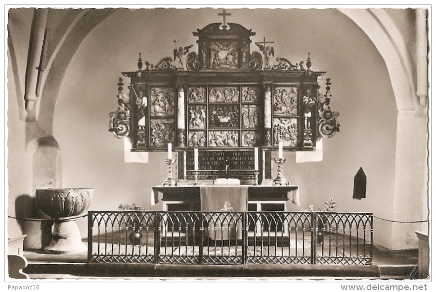D - SH - Boldixum Auf Föhr - Altar In Der St. Nicolai-Kirche - Echte Photographie Agfa (geschrieben [1966]) - Föhr