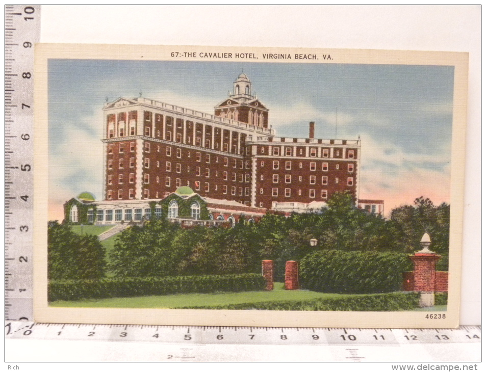 CPA ETATS UNIS - The Cavalier Hotel - Virginia Beach - Virginia Beach