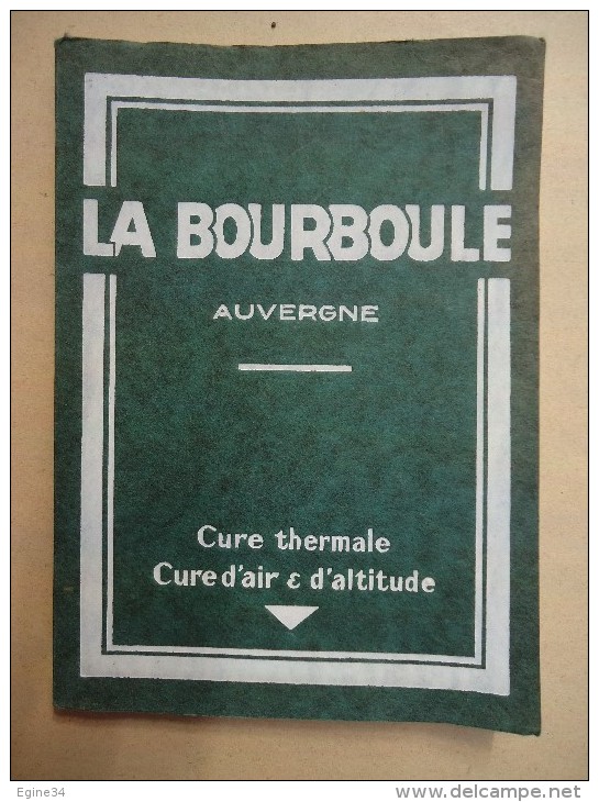 Auvergne - La Bourboule - Cure Thermale - Cure D'Air & D'Altitude - 1930 - Auvergne