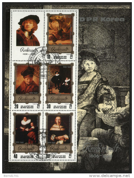 Mi-Nr Block 138 Gestempelt / Used (V684) - Rembrandt