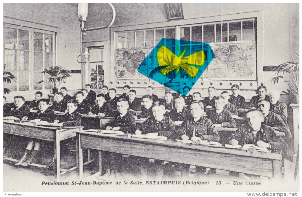 ESTAIMPUIS - Saint Jean-Baptiste De La Salle - Pensionnat - Une Classe - Estaimpuis