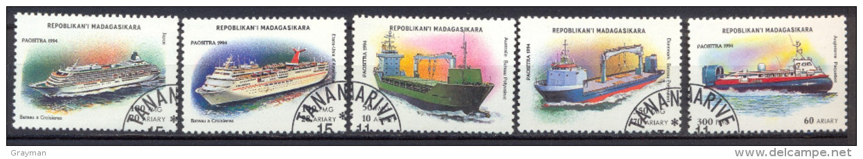 MADAGASCAR - Madagasikara - 1994 - Lot Bateaux  - (o) - Barche