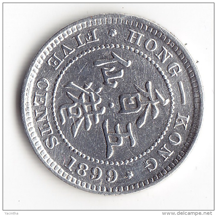 @Y@   Hong Kong   5   Cent  1899    (2649 ) - Hong Kong