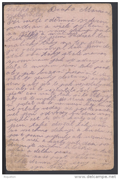 TCHECOSLOVAQUIE - 1916 -  CORRESPONDANCE DE SOLDAT DE DRAHA MAMINKO POUR CESKA SKALICE - - Briefe U. Dokumente