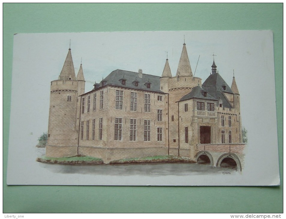 Kasteel Van Laarne ( Wetteren En Omgeving / Aquarel - Zie Foto Voor Details ) !! - Laarne