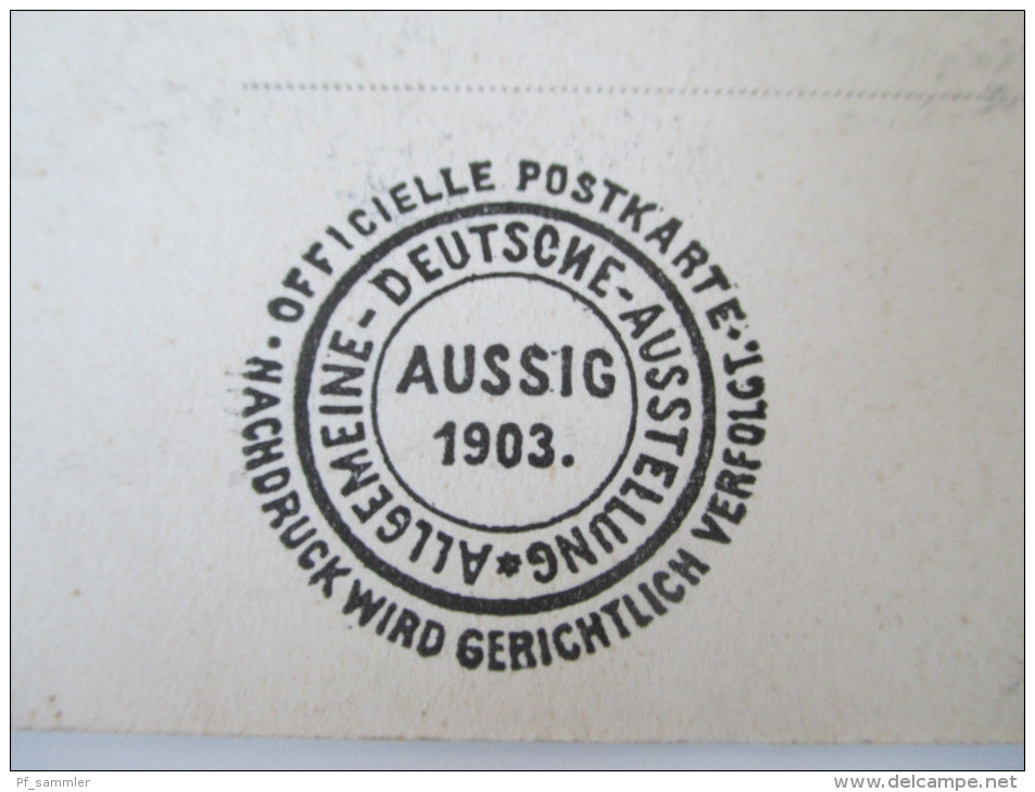 AK / Bildpostkarte Österreich / Tschechien 1903 Allgemeine Deutsche Ausstellung "Alt Aussig" Marktplatz Töpferthor - Non Classés