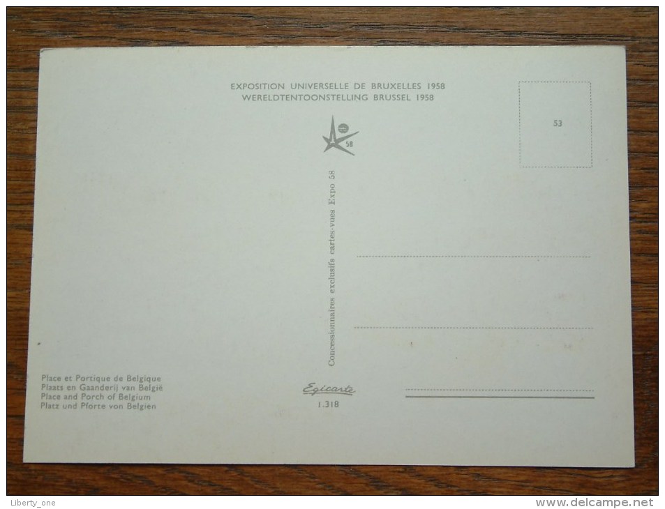 EXPO 1958 ( Lot van 5 Stuks / 5 Pcs - zie foto voor details ) !!