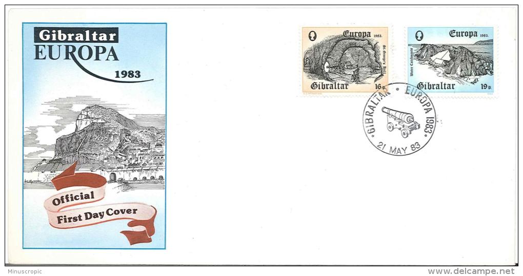 FDC - Gibraltar - Europa 1983 - Gibraltar