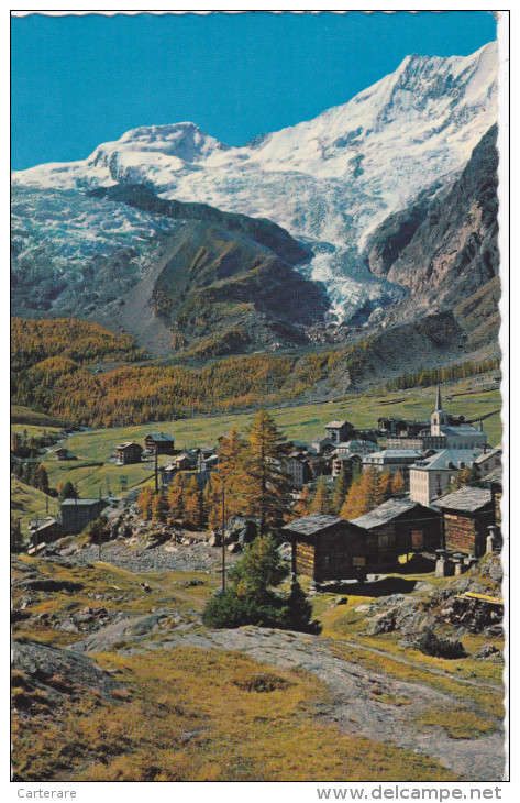 SUISSE,SCHWEIZ,SVIZZERA,SWITZERLAND,HELVETIA,SWISS ,VALAIS,PISTE MULTIERE,SAAS FEE En 1950,viege,pres Saas Grund - Saas-Grund