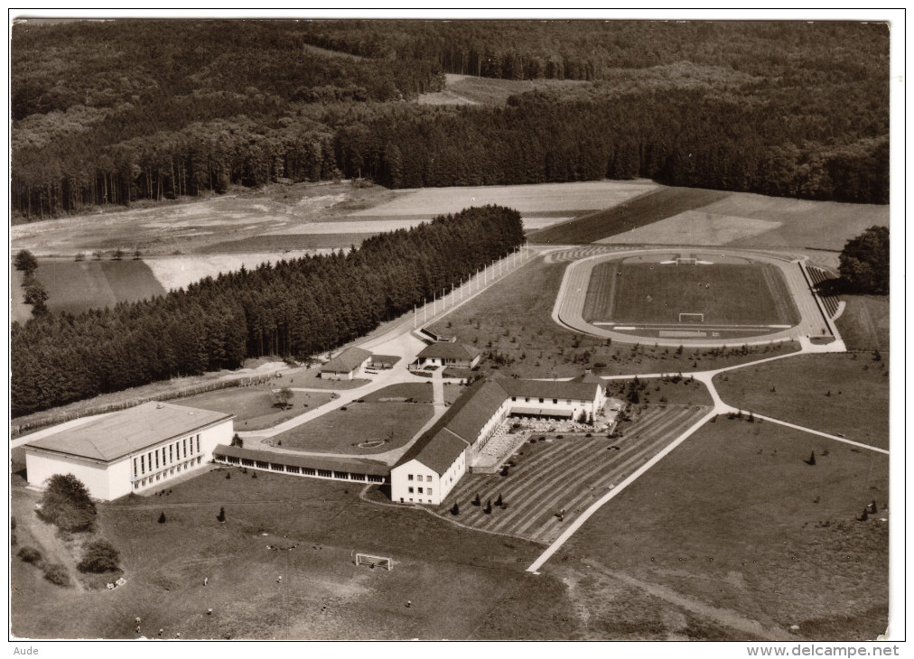 Rare - SPORTSCHULE GRUNBERG - HESSEN  HESSISCHER -  FuBballverband - Luftbild - Stade De Football - CPSM - Gruenberg