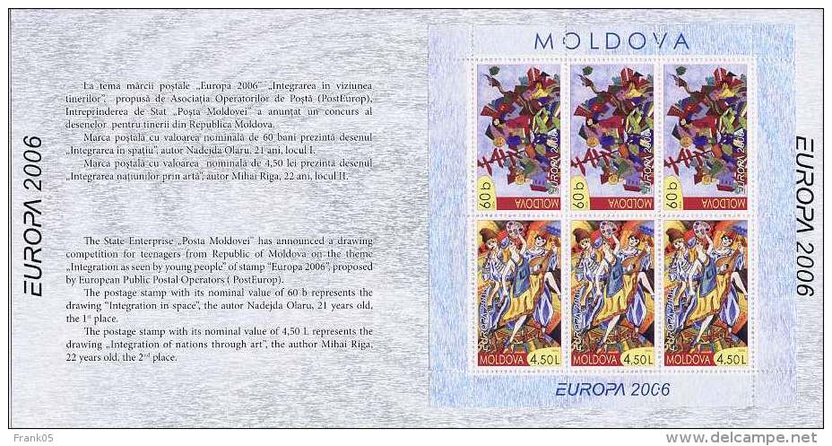 Moldawien / Moldova / Moldavie 2006 MH/booklet EUROPA ** - 2006