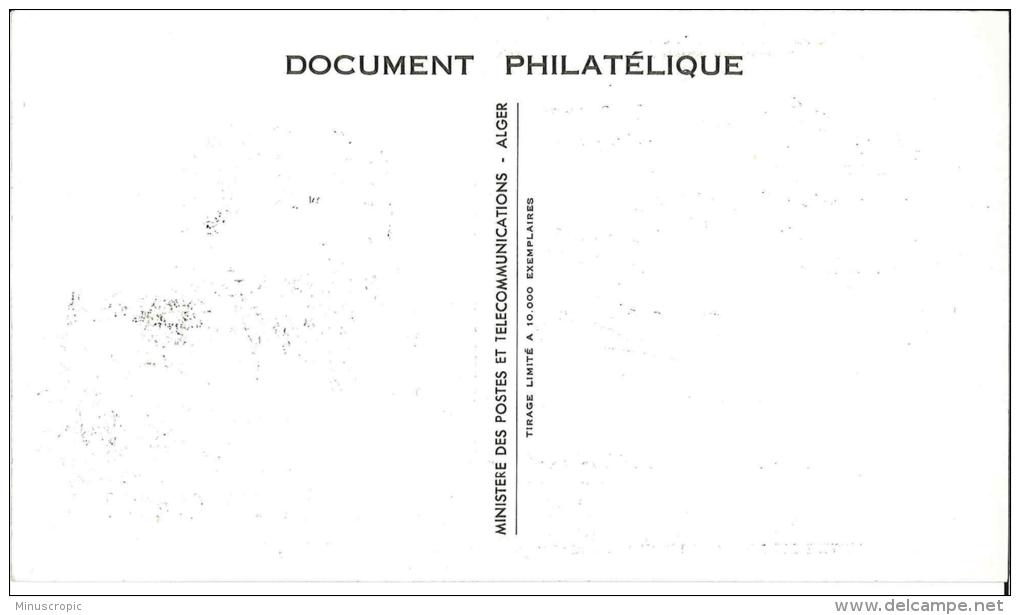 Carte Algérie - Constitution Algérienne - Oran - 1963 - Argelia (1962-...)