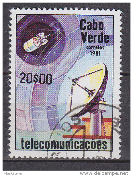 Cape Verde 1981 Mi. 443     20.00 (E) Fernmeldewesen Satellitantenne - Cape Verde