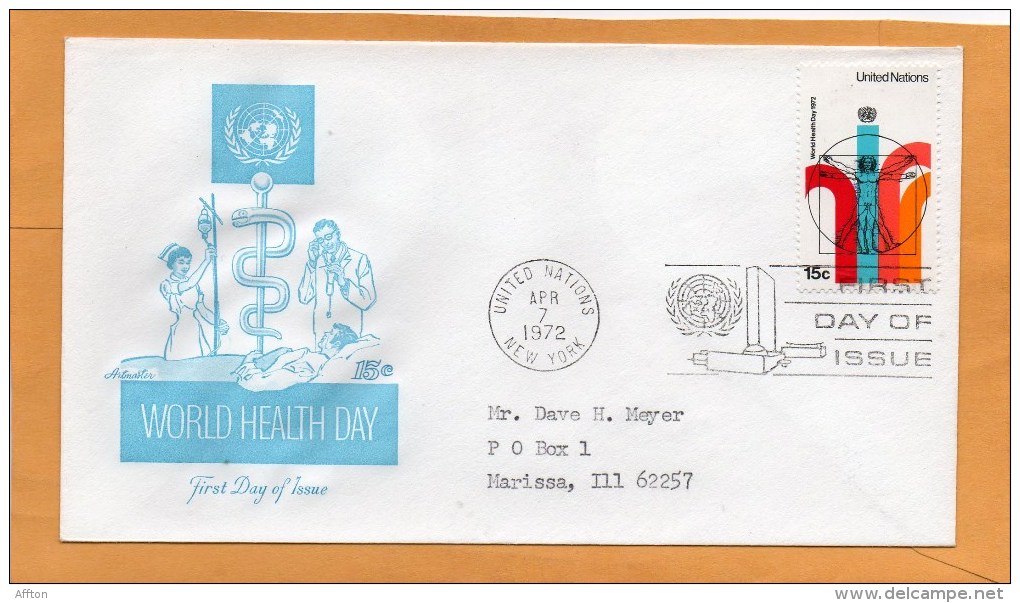 United Nations New York 1972 FDC - FDC