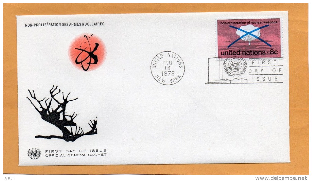 United Nations New York 1972 FDC - FDC