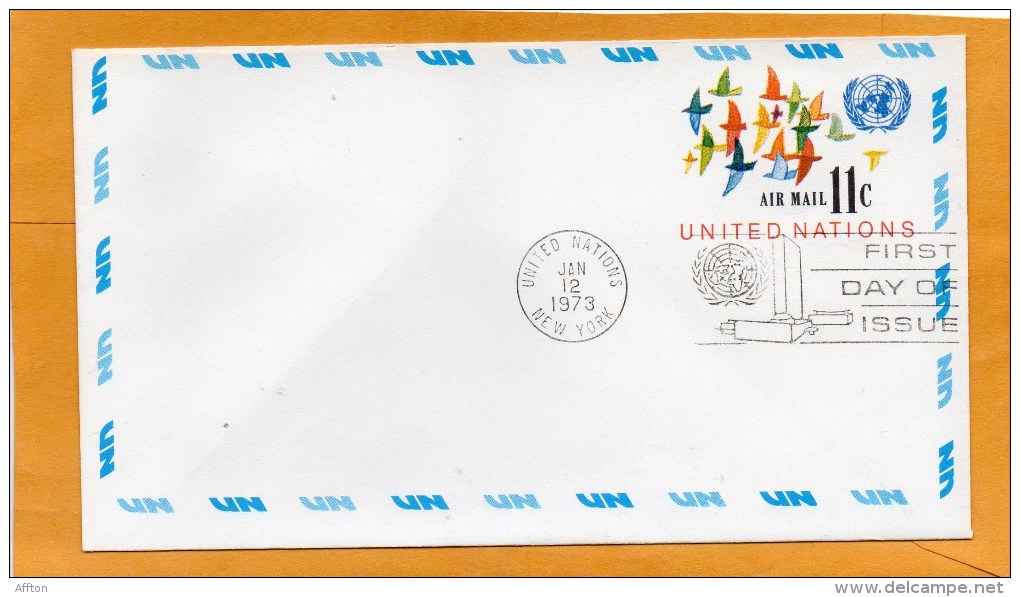 United Nations New York 1973 FDC - FDC