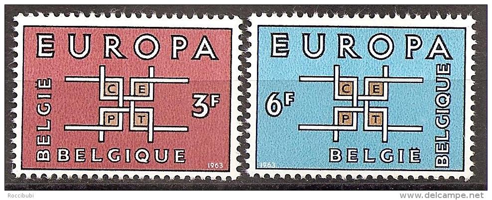 Belgien // Mi. 1320/1321 ** - 1963