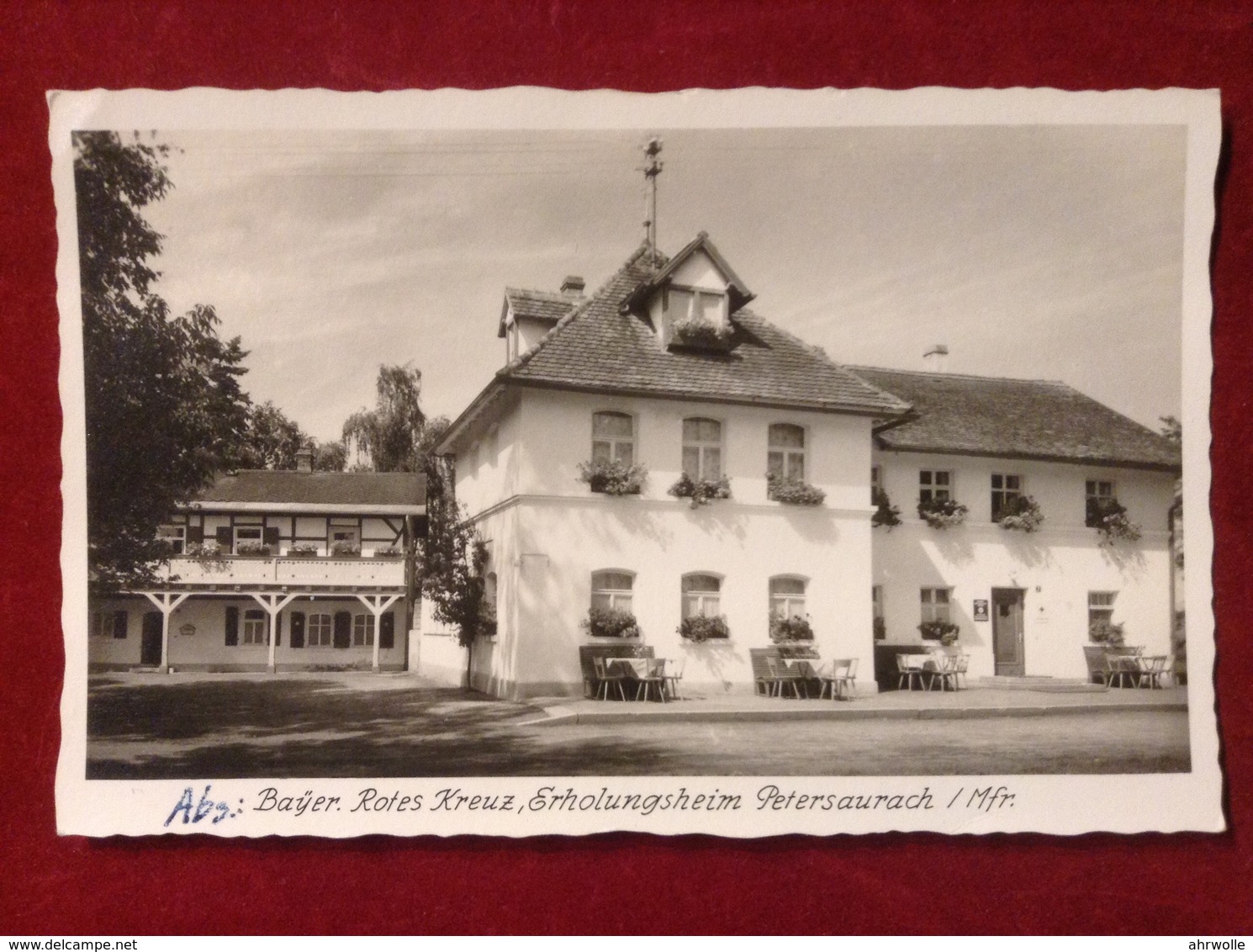 AK Petersaurach Bayer Rotes Kreuz Erholungsheim 1955 - Ansbach