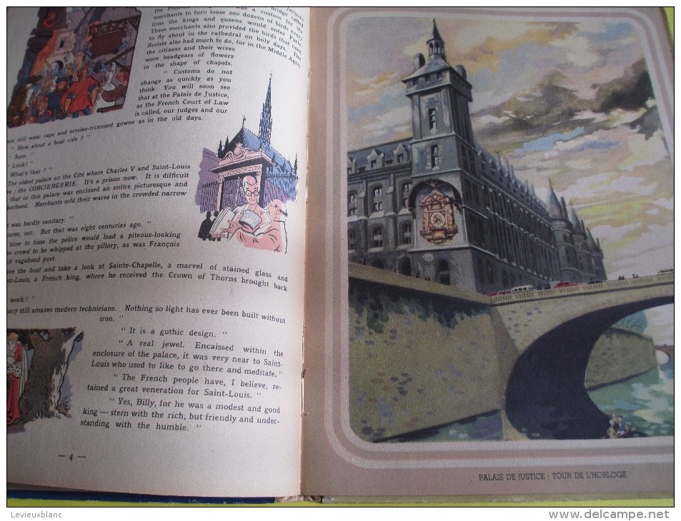 Album Illustré en anglais/Enfants / Levitt/ Hello Billy come and see Paris/BRUNIER /1945    BD27