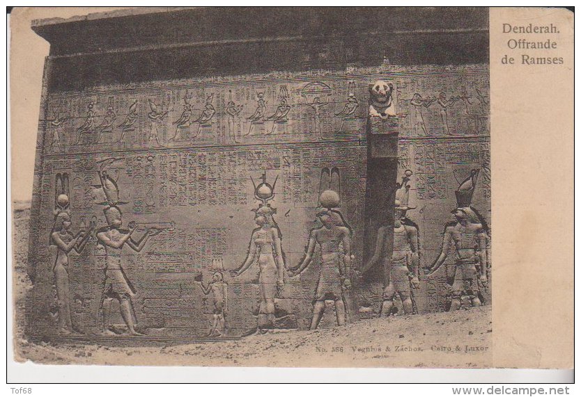 Egypte 1906 Denderah Offrande De Ramses - Other & Unclassified