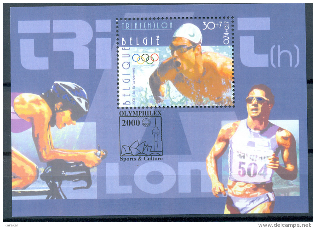 Belgique BL86 Jeux Olympiques Olympic Games Olympische Spelen Sydney 2000 MNH XX - Summer 2000: Sydney