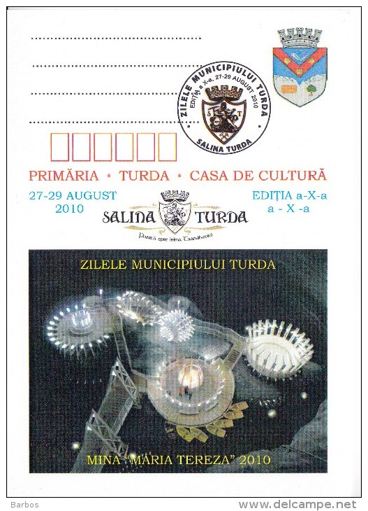 Romania ; 2008  ; Saltworks ; Saltern  Turda ; Geology ;   Special Cancell - Other & Unclassified