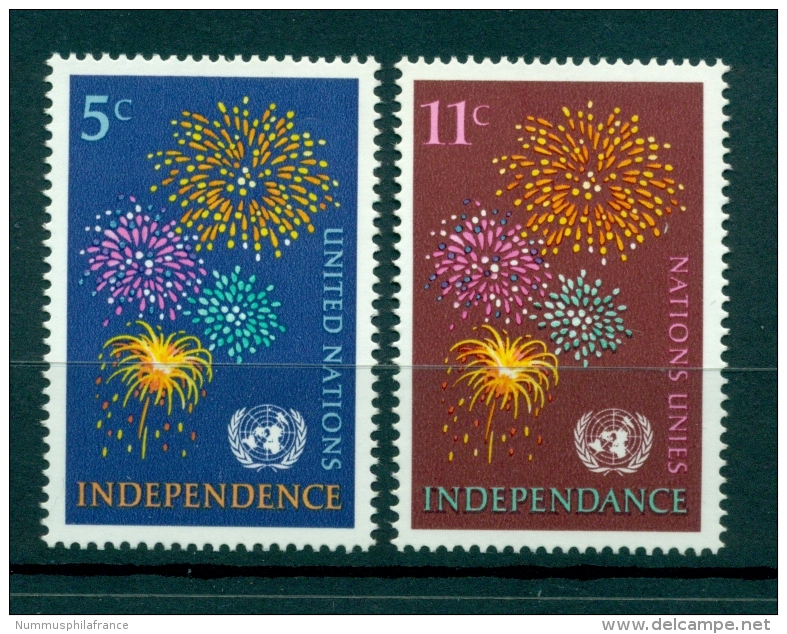 Nations Unies New York 1967 - Michel N. 177/78 -  Independance - Unused Stamps