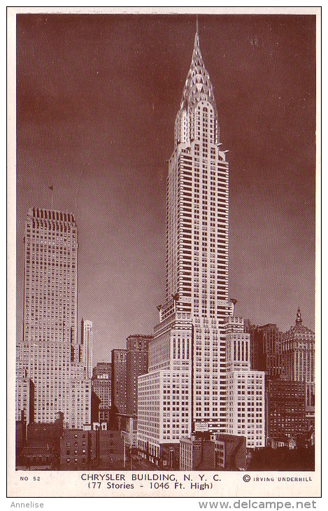 USA New York City Gratte-ciel Skyscrapper 1909  Chrysler Building - Chrysler Building